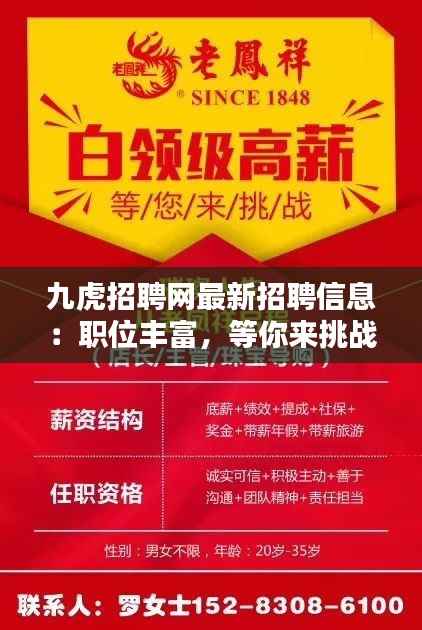 九虎招聘网最新招聘信息:职位丰富,等你来挑战!