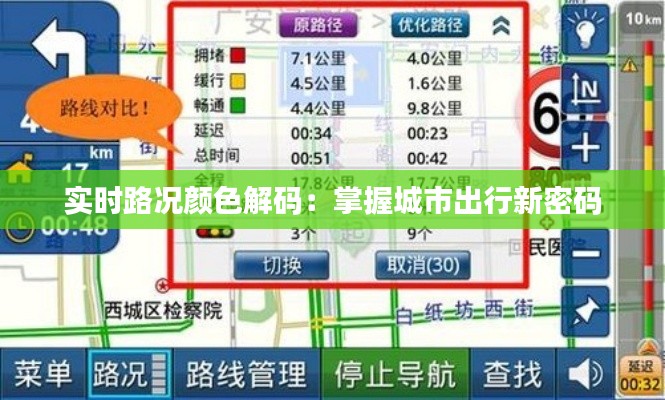 实时路况颜色解码:掌握城市出行新密码