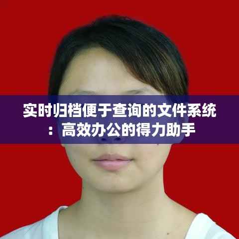 实时归档便于查询的文件系统:高效办公的得力助手