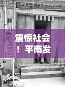 震惊社会!平南发生一起重大杀人案件,新闻头条揭秘案情真相