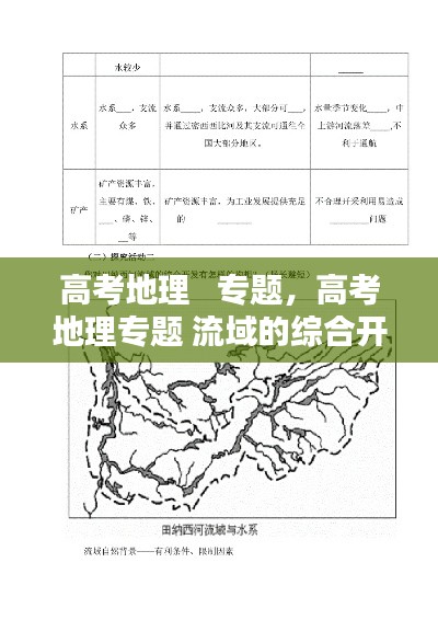 高考地理   专题,高考地理专题 流域的综合开发