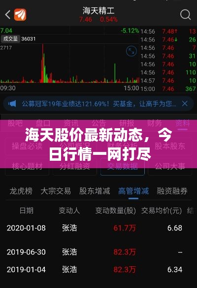 海天股价最新动态,今日行情一网打尽